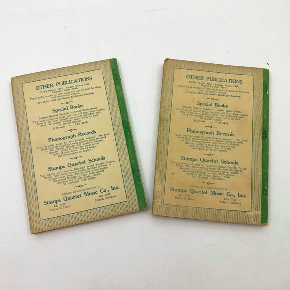 Vintage Rare Songbooks Gospel Bells Set of 2 1947 - Picture 2 of 6